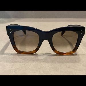 Celine Two Tone Gradient Cat Eye Sunglasses